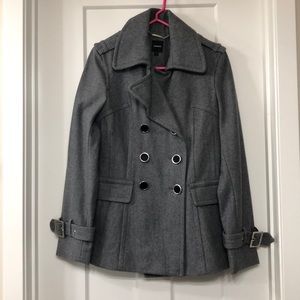 Grey Express Peacoat